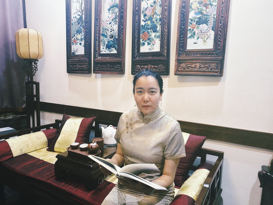 Traditional Chinese Qipao Dress - Grey Qipao for casual occasions